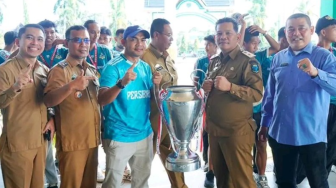 Pemkab Batang Hari Sambut Kemenangan Persebri Juara Liga 4 Jambi